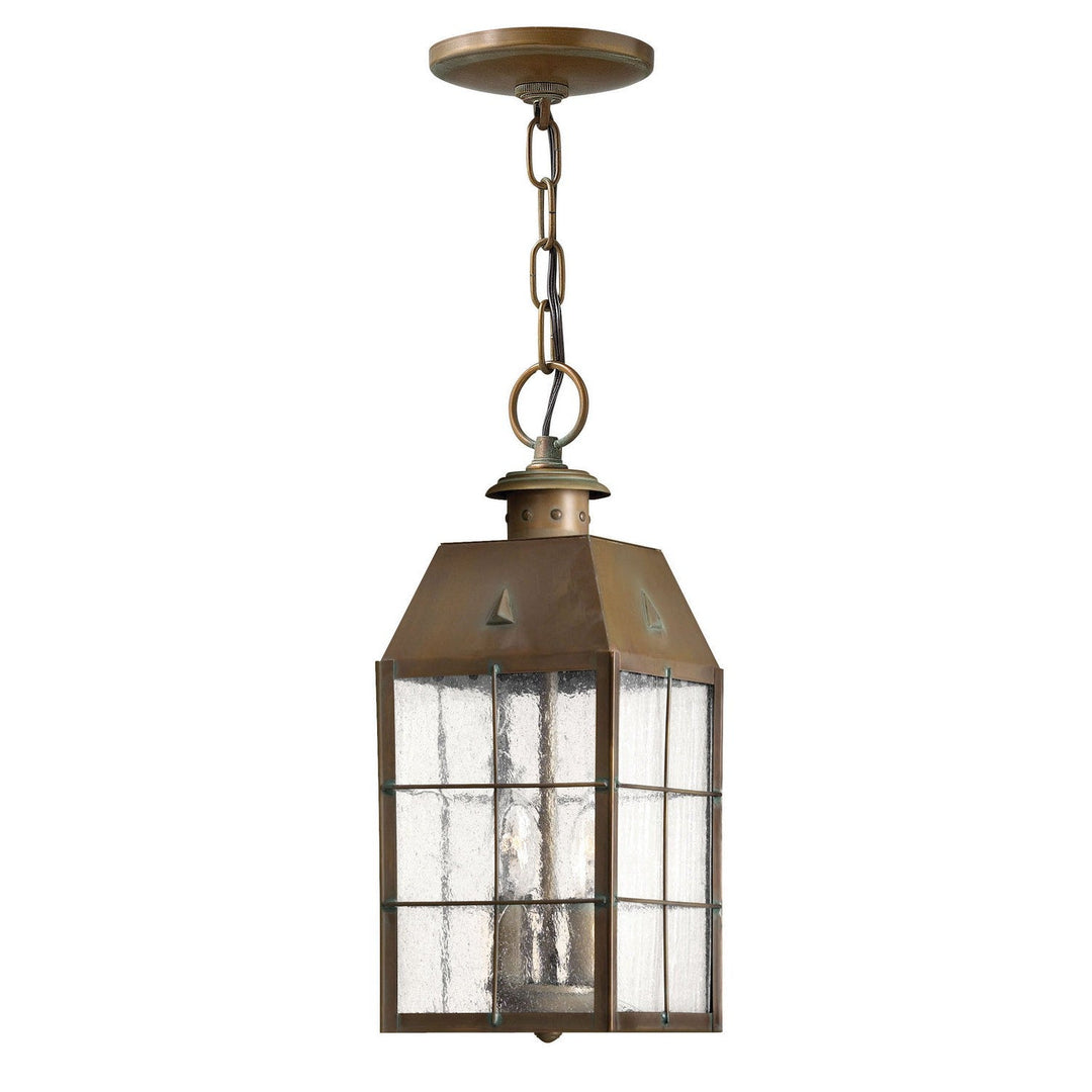 Hinkley Lighting 2372AS  Nantucket Outdoor Aged Brass