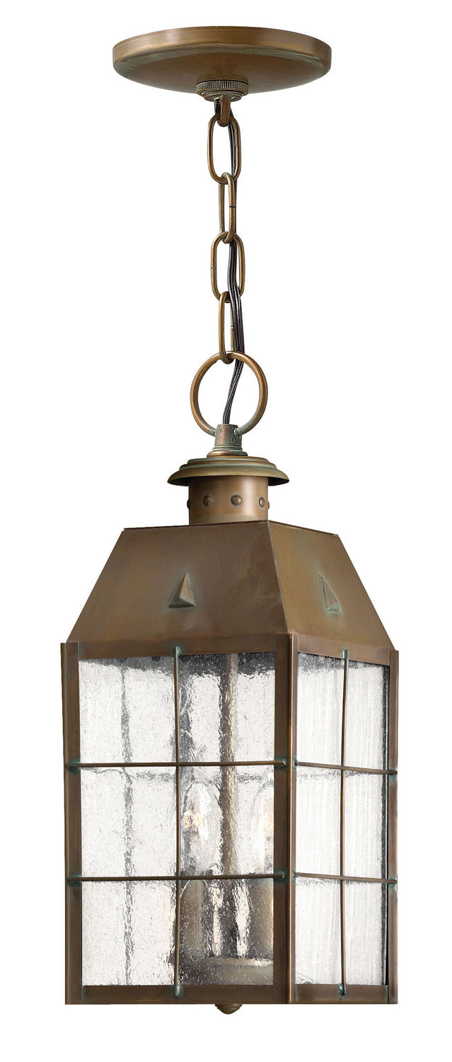 Hinkley Lighting 2372AS  Nantucket Outdoor Aged Brass