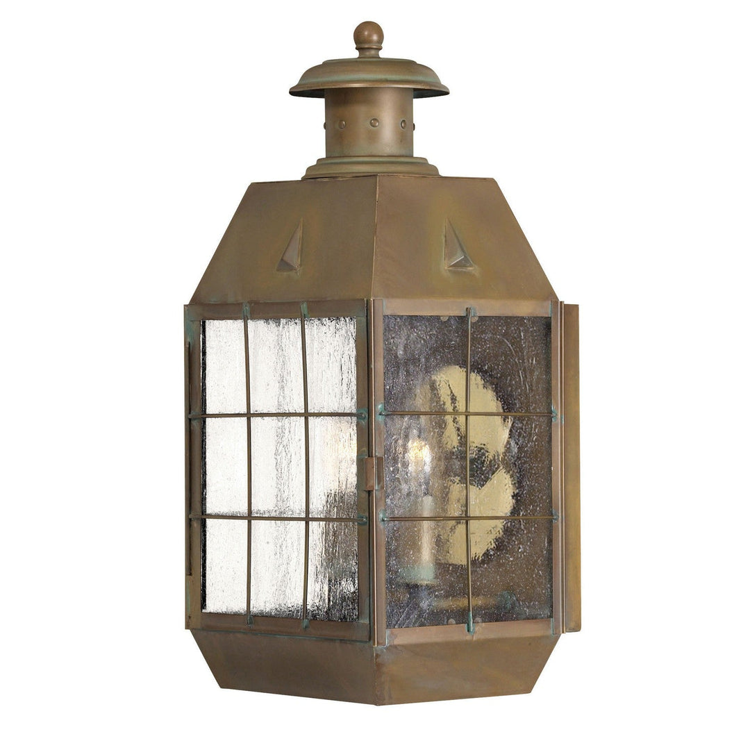 Hinkley Lighting 2374AS  Nantucket Outdoor Aged Brass