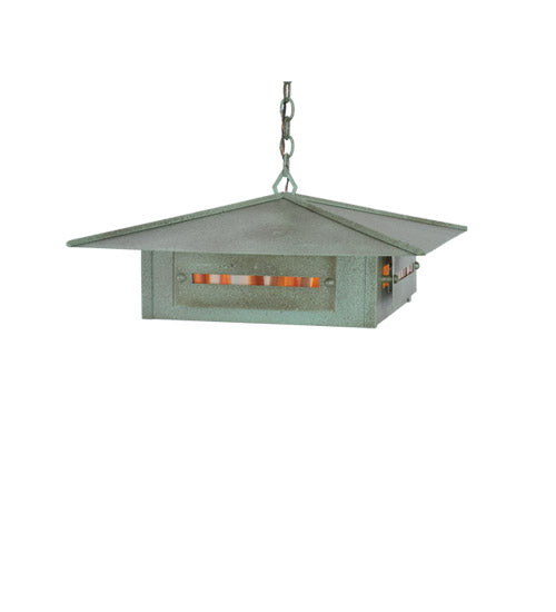 Meyda Tiffany Lighting 105984 Moss Creek Four Light Pendant Outdoor Copper/Antique/Verde