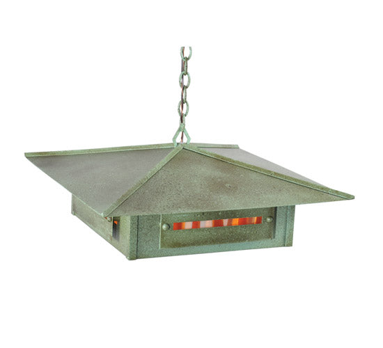 Meyda Tiffany Lighting 105984 Moss Creek Four Light Pendant Outdoor Copper/Antique/Verde