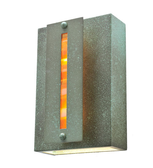 Meyda Tiffany Lighting 105985 Moss Creek Two Light Wall Sconce Outdoor Copper/Antique/Verde