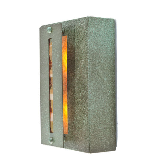 Meyda Tiffany Lighting 105985 Moss Creek Two Light Wall Sconce Outdoor Copper/Antique/Verde