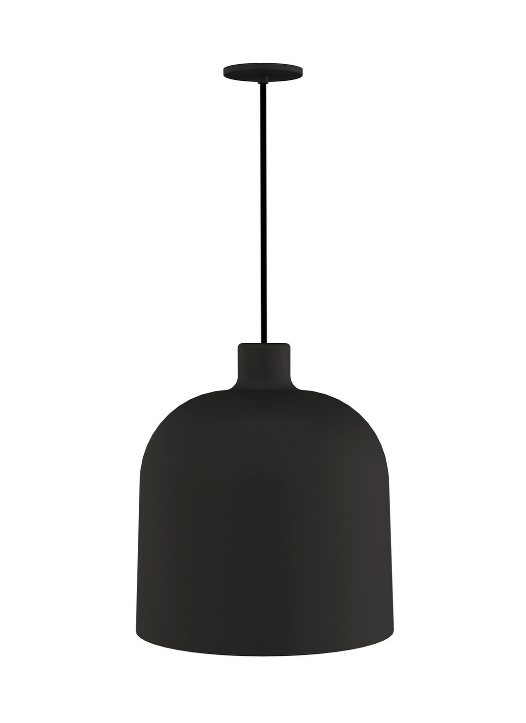 Visual Comfort Modern Foundry 700TDFNDB-LED930 Pendant Light - Nightshade Black