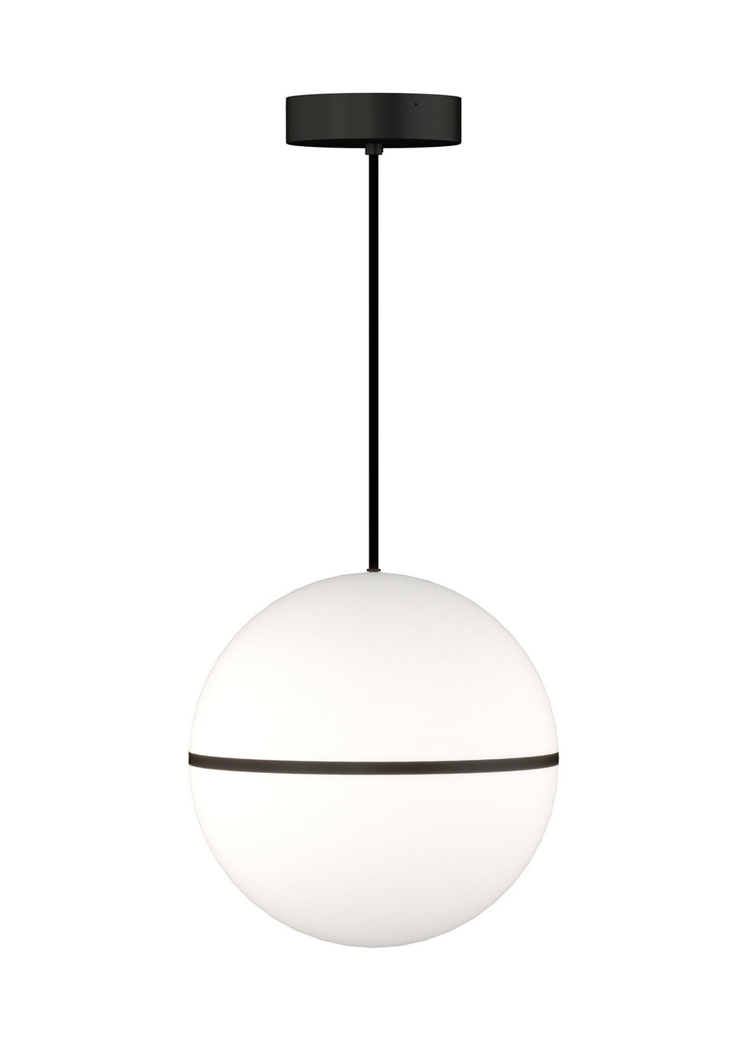 Visual Comfort Modern Hanea 700TDHNE13B-LED930 Pendant Light - Nightshade Black