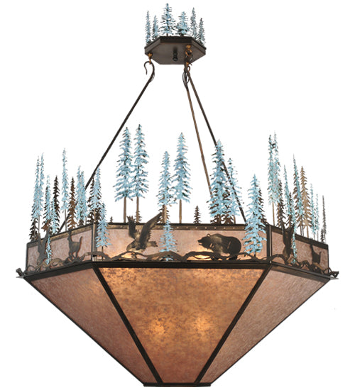 Meyda Tiffany Wildlife At Pine Lake 106009 Pendant Light - Antique Copper
