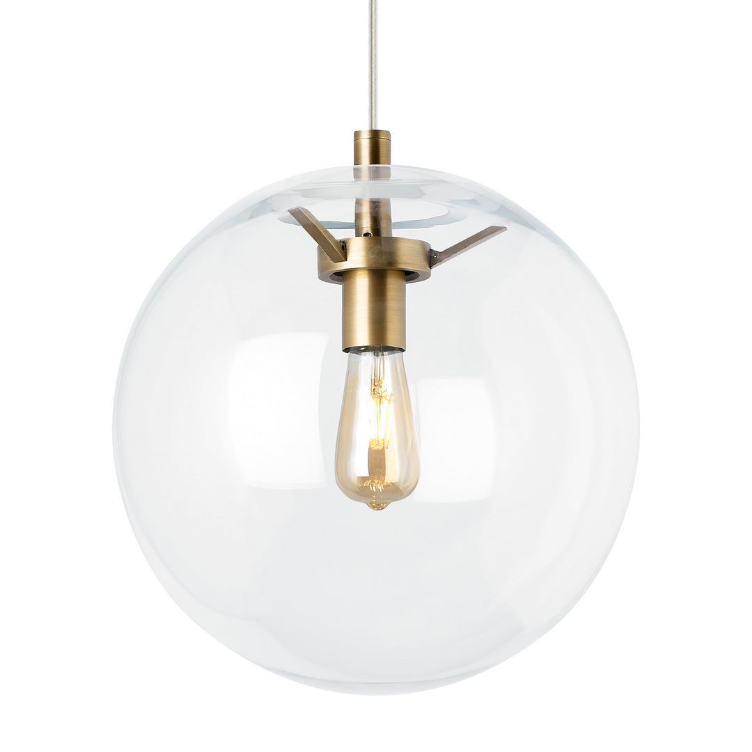 Visual Comfort Modern Palona 700TDPLNPCR-LED927 Pendant Light - Aged Brass
