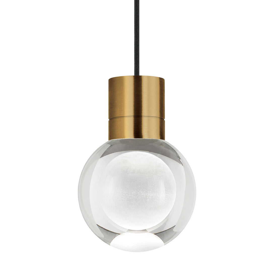 Visual Comfort Modern Mina 700TDMINAP1CBR-LEDWD Pendant Light - Aged Brass