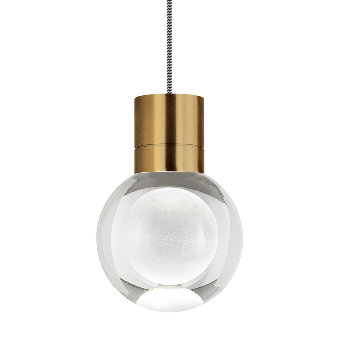 Visual Comfort Modern Mina 700TDMINAP1CIR-LED922 Pendant Light - Aged Brass