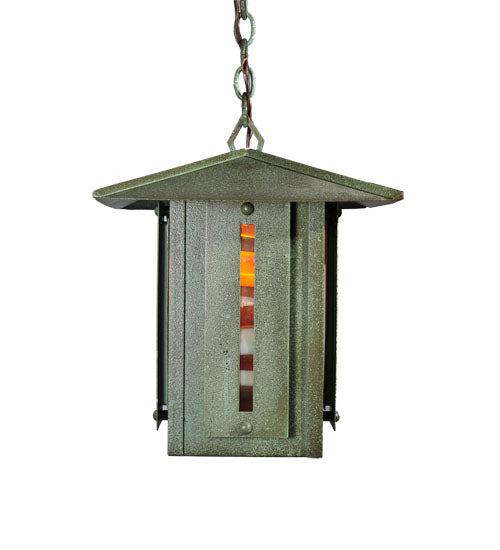 Meyda Tiffany Lighting 106036 Moss Creek One Light Pendant Outdoor Copper/Antique/Verde