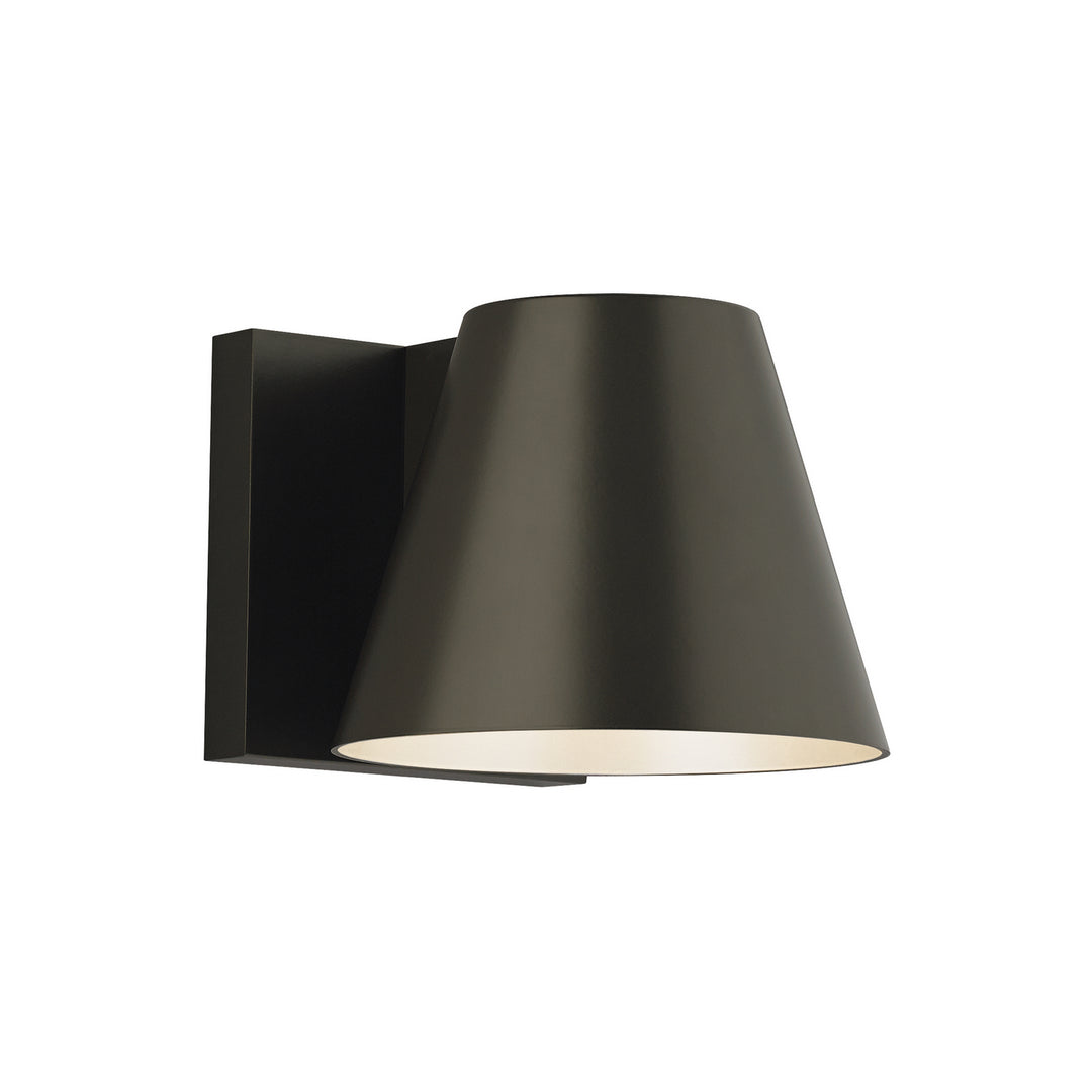 Visual Comfort Modern 700WSBOW6Z-LED827-277 Bowman Led Outdoor Wall Mount Outdoor Bronze / Dark