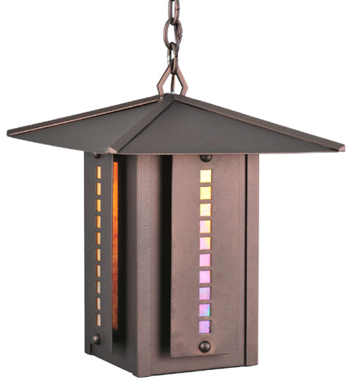 Meyda Tiffany Lighting 106140 Moss Creek One Light Pendant Outdoor Bronze / Dark