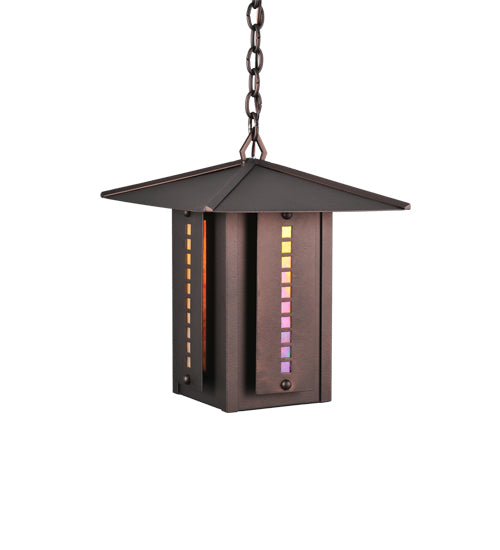 Meyda Tiffany Lighting 106140 Moss Creek One Light Pendant Outdoor Bronze / Dark