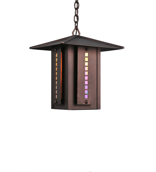 Meyda Tiffany Lighting 106140 Moss Creek One Light Pendant Outdoor Bronze / Dark