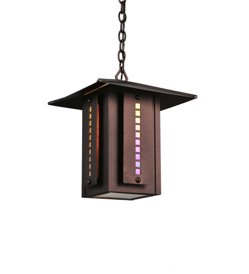 Meyda Tiffany Lighting 106140 Moss Creek One Light Pendant Outdoor Bronze / Dark
