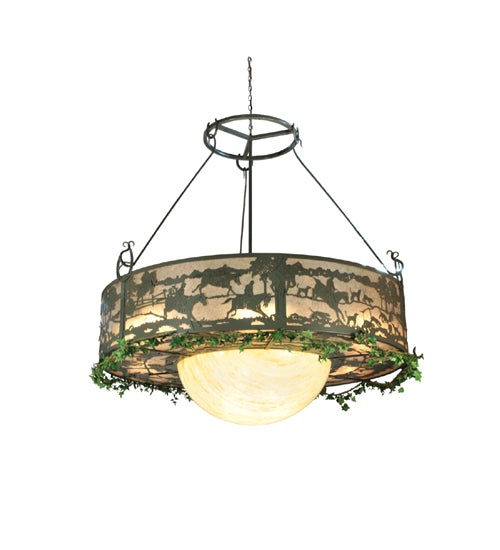 Meyda Tiffany Fox Run 106194 Pendant Light - Timeless Bronze
