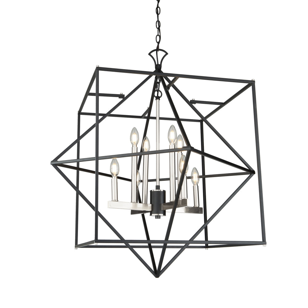 Artcraft Roxton AC11208PN Pendant Light - Matte Black & Polished Nickel