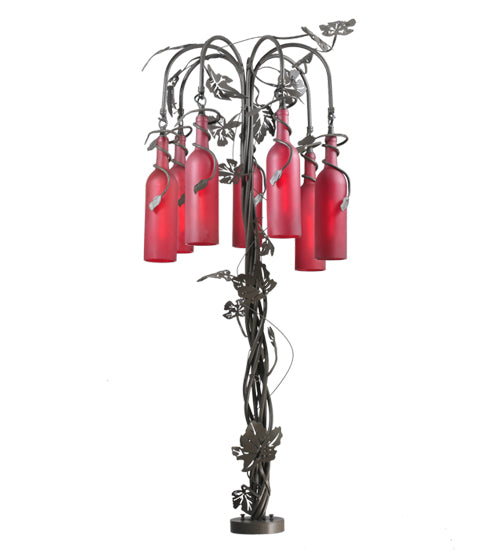 Meyda Tiffany Lighting 106260 Tuscan Vineyard Seven Light Table Lamp Lamp Bronze / Dark