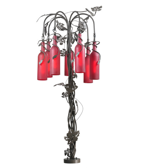 Meyda Tiffany Lighting 106260 Tuscan Vineyard Seven Light Table Lamp Lamp Bronze / Dark