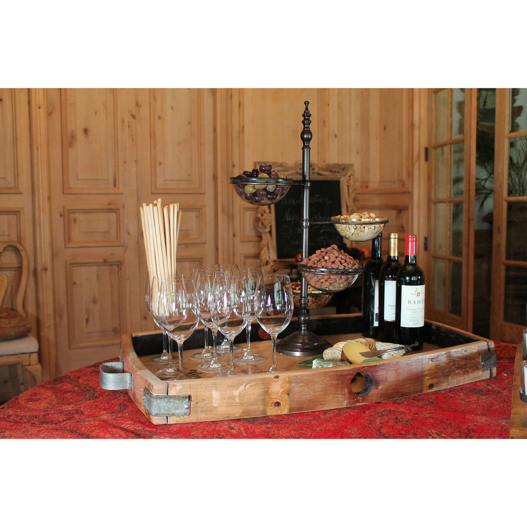 Elk Lighting TRAY012  Wine Home Decor Natural
