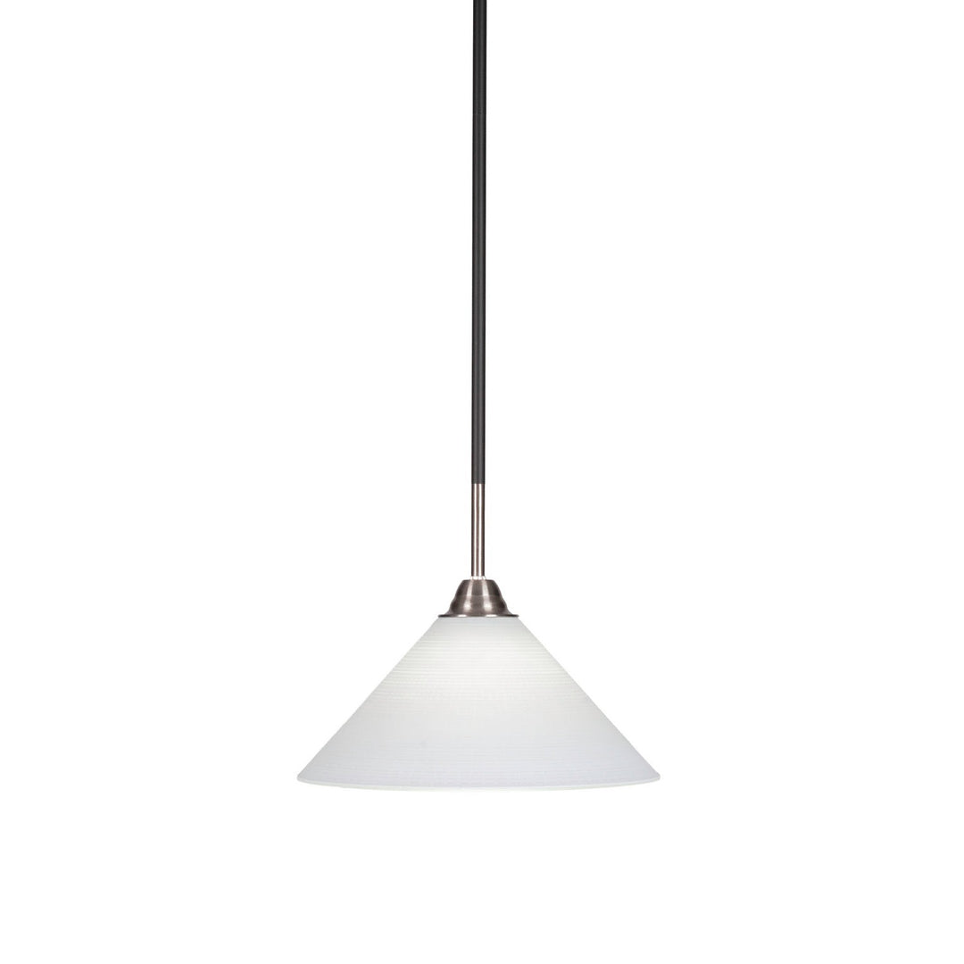 Toltec Paramount 3401-mbbn-4001 Pendant Light - Matte Black & Brushed Nickel