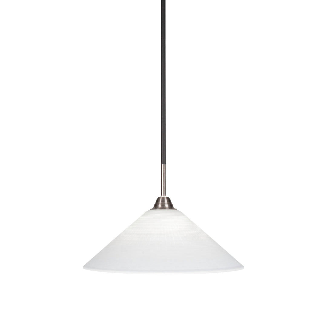 Toltec Paramount 3401-mbbn-4011 Pendant Light - Matte Black & Brushed Nickel