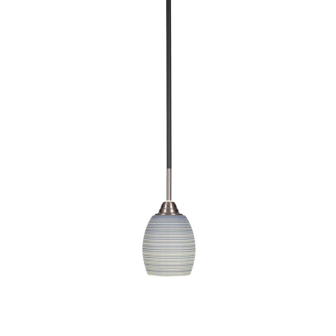 Toltec Paramount 3401-mbbn-4022 Pendant Light - Matte Black & Brushed Nickel