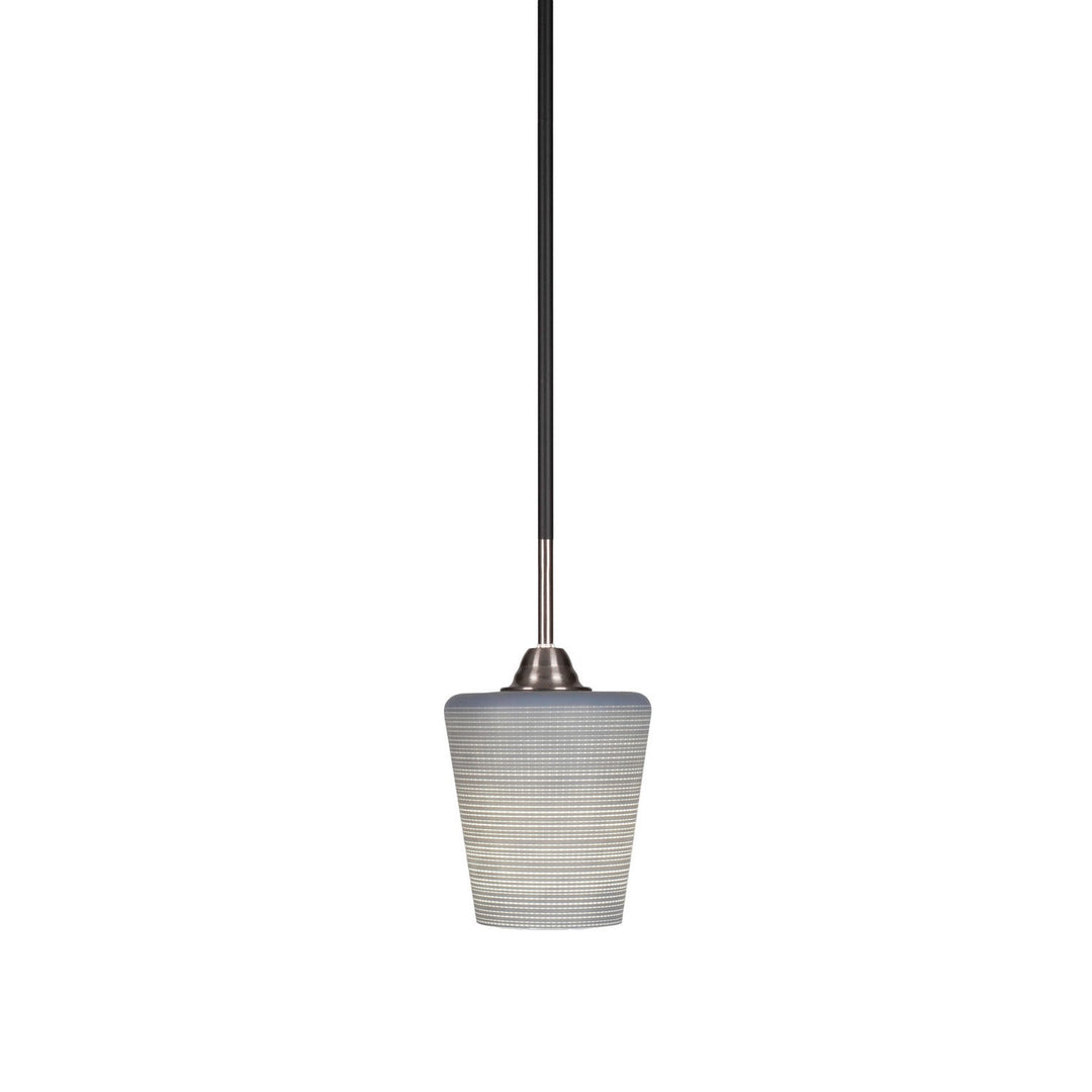 Toltec Paramount 3401-mbbn-4032 Pendant Light - Matte Black & Brushed Nickel