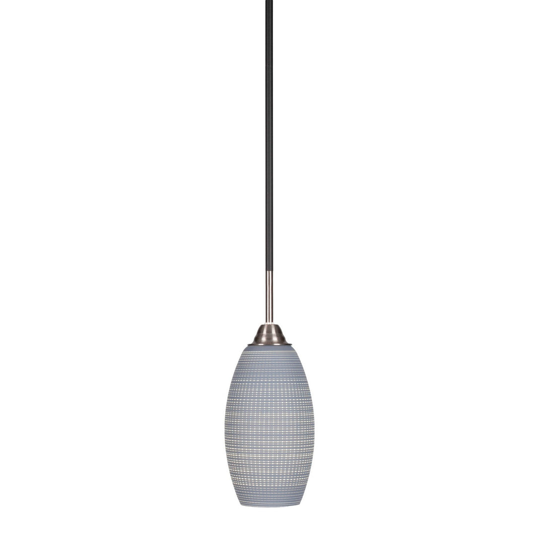 Toltec Paramount 3401-mbbn-4042 Pendant Light - Matte Black & Brushed Nickel
