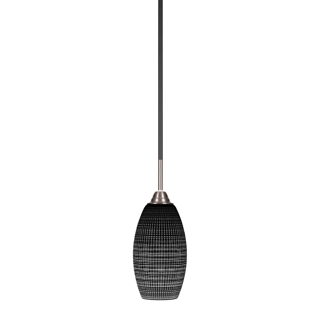 Toltec Paramount 3401-mbbn-4049 Pendant Light - Matte Black & Brushed Nickel