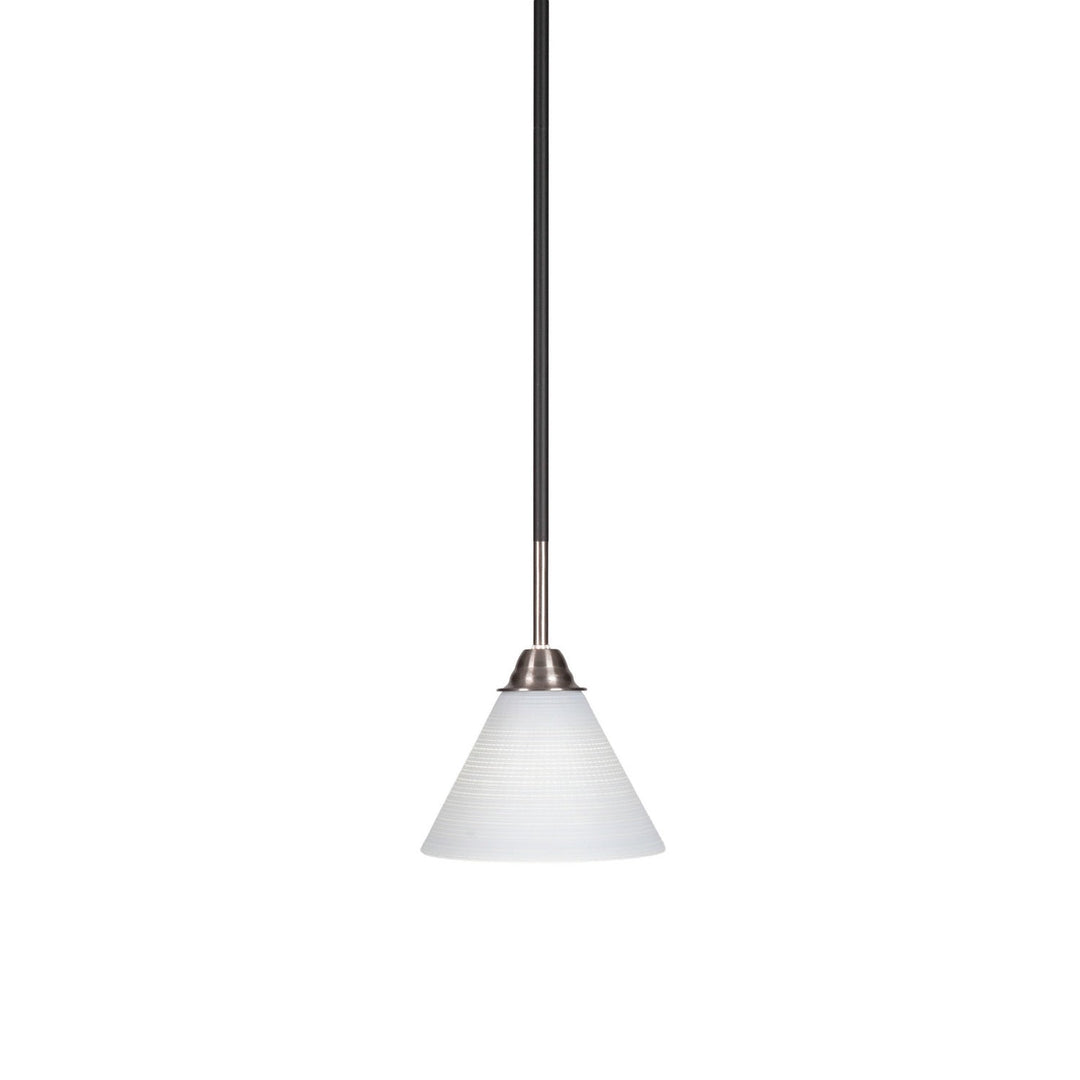 Toltec Paramount 3401-mbbn-4051 Pendant Light - Matte Black & Brushed Nickel