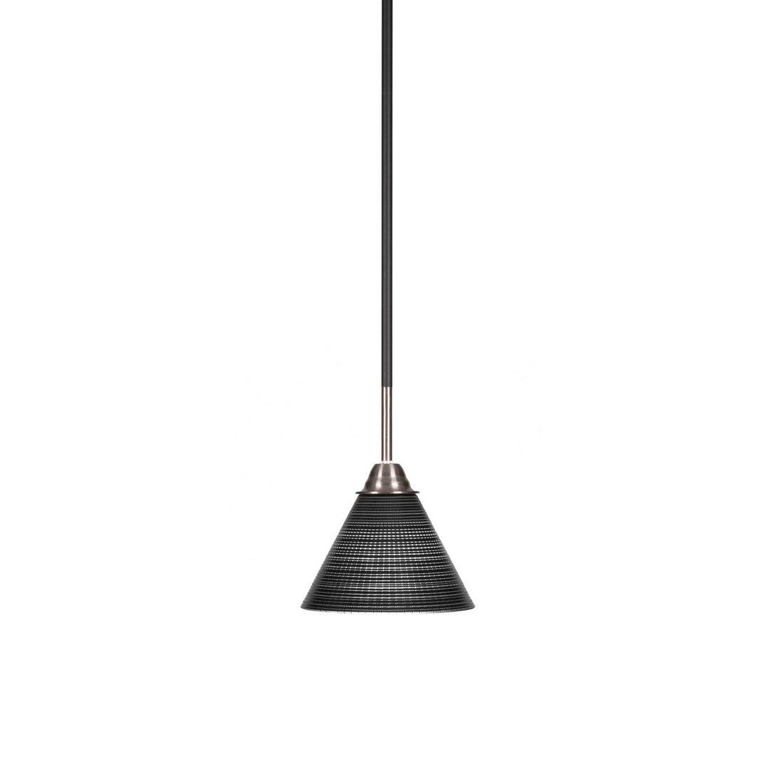 Toltec Paramount 3401-mbbn-4059 Pendant Light - Matte Black & Brushed Nickel