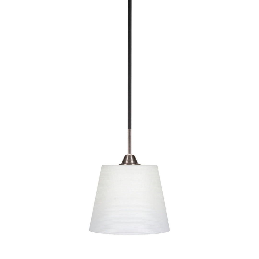 Toltec Paramount 3401-mbbn-4081 Pendant Light - Matte Black & Brushed Nickel