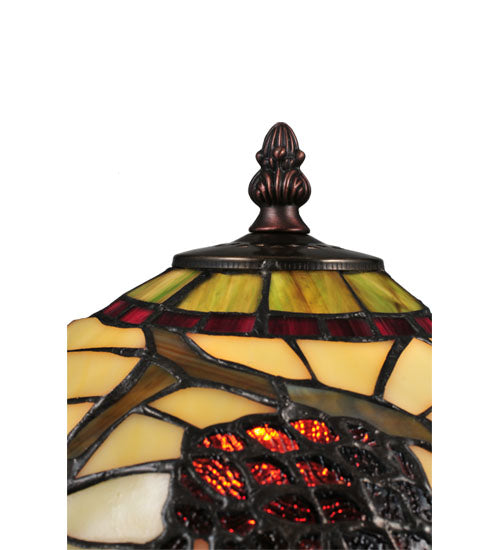 Meyda Tiffany Lighting 106288 Pinecone One Light Mini Lamp Lamp Bronze / Dark