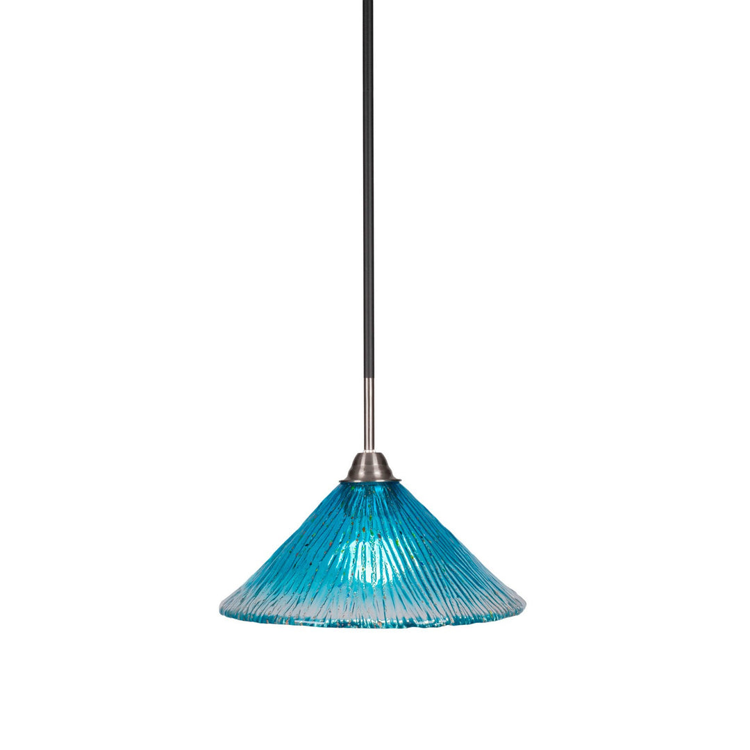 Toltec Paramount 3401-mbbn-448 Pendant Light - Matte Black & Brushed Nickel