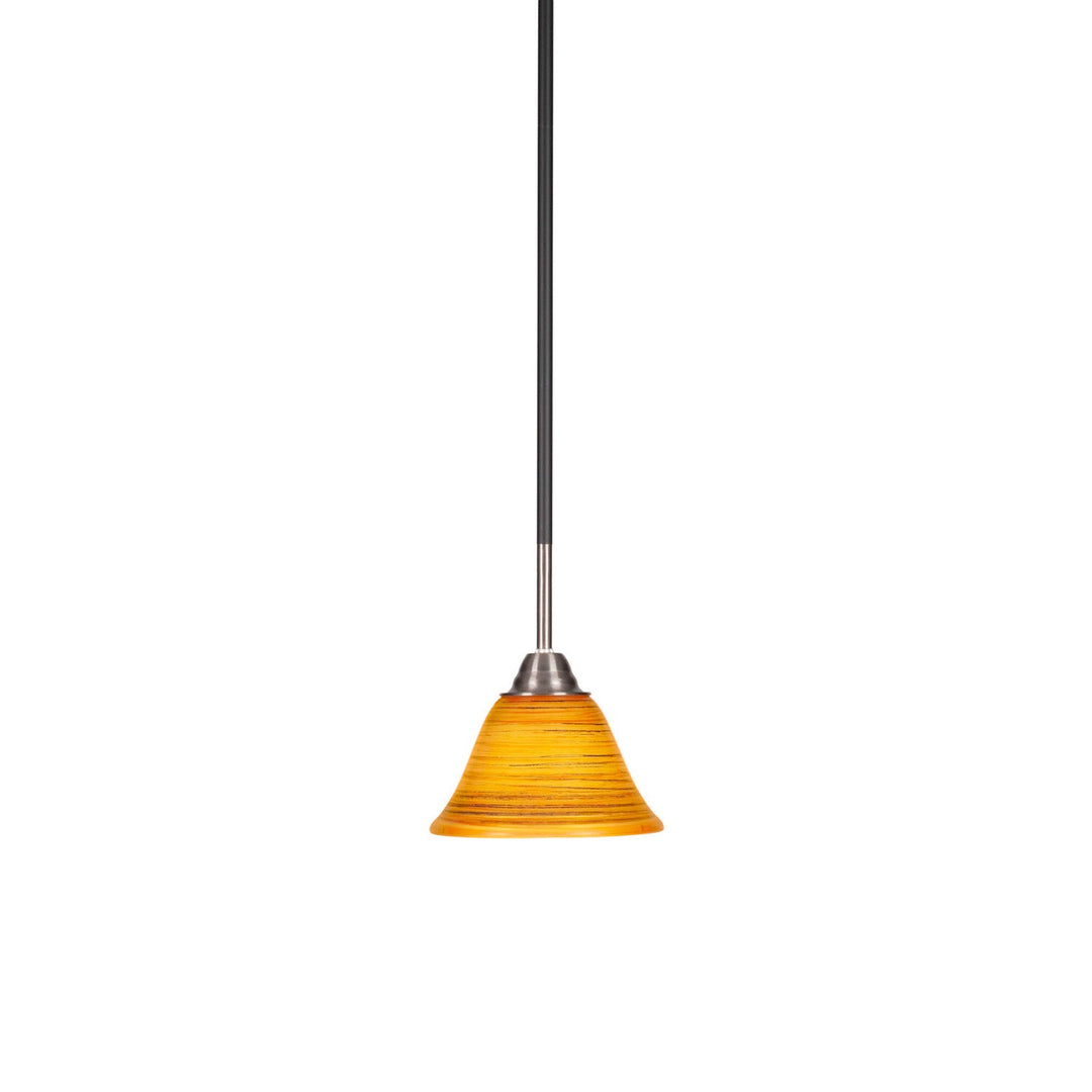 Toltec Paramount 3401-mbbn-454 Pendant Light - Matte Black & Brushed Nickel