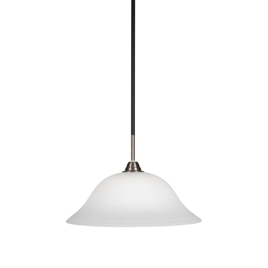 Toltec Paramount 3401-mbbn-612 Pendant Light - Matte Black & Brushed Nickel