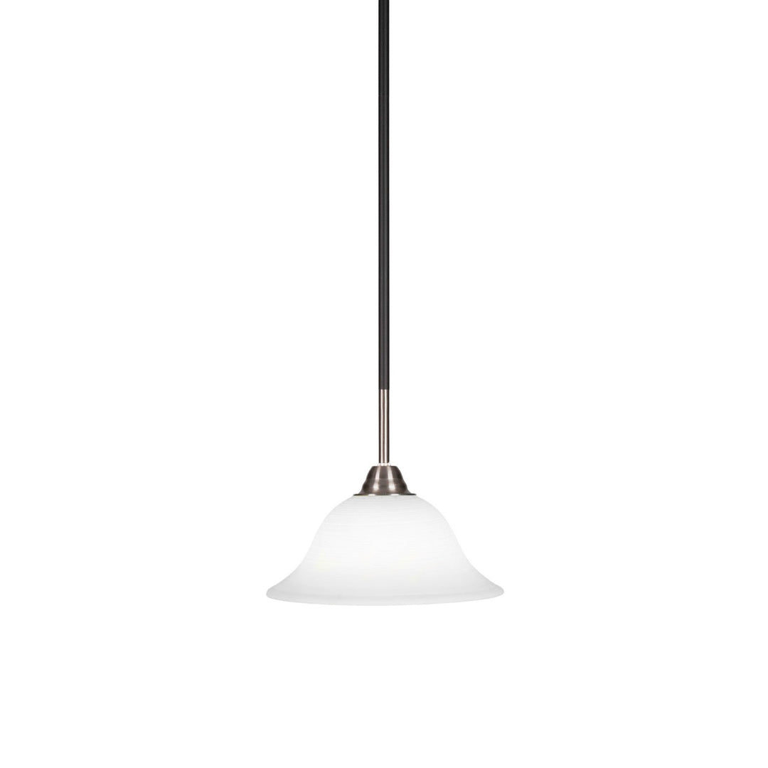 Toltec Paramount 3401-mbbn-613 Pendant Light - Matte Black & Brushed Nickel