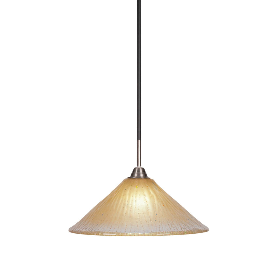 Toltec Paramount 3401-mbbn-710 Pendant Light - Matte Black & Brushed Nickel