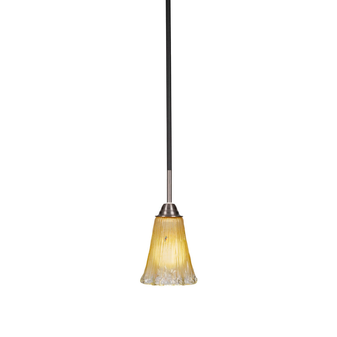 Toltec Paramount 3401-mbbn-720 Pendant Light - Matte Black & Brushed Nickel