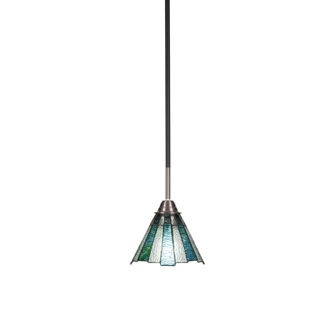 Toltec Paramount 3401-mbbn-9325 Pendant Light - Matte Black & Brushed Nickel