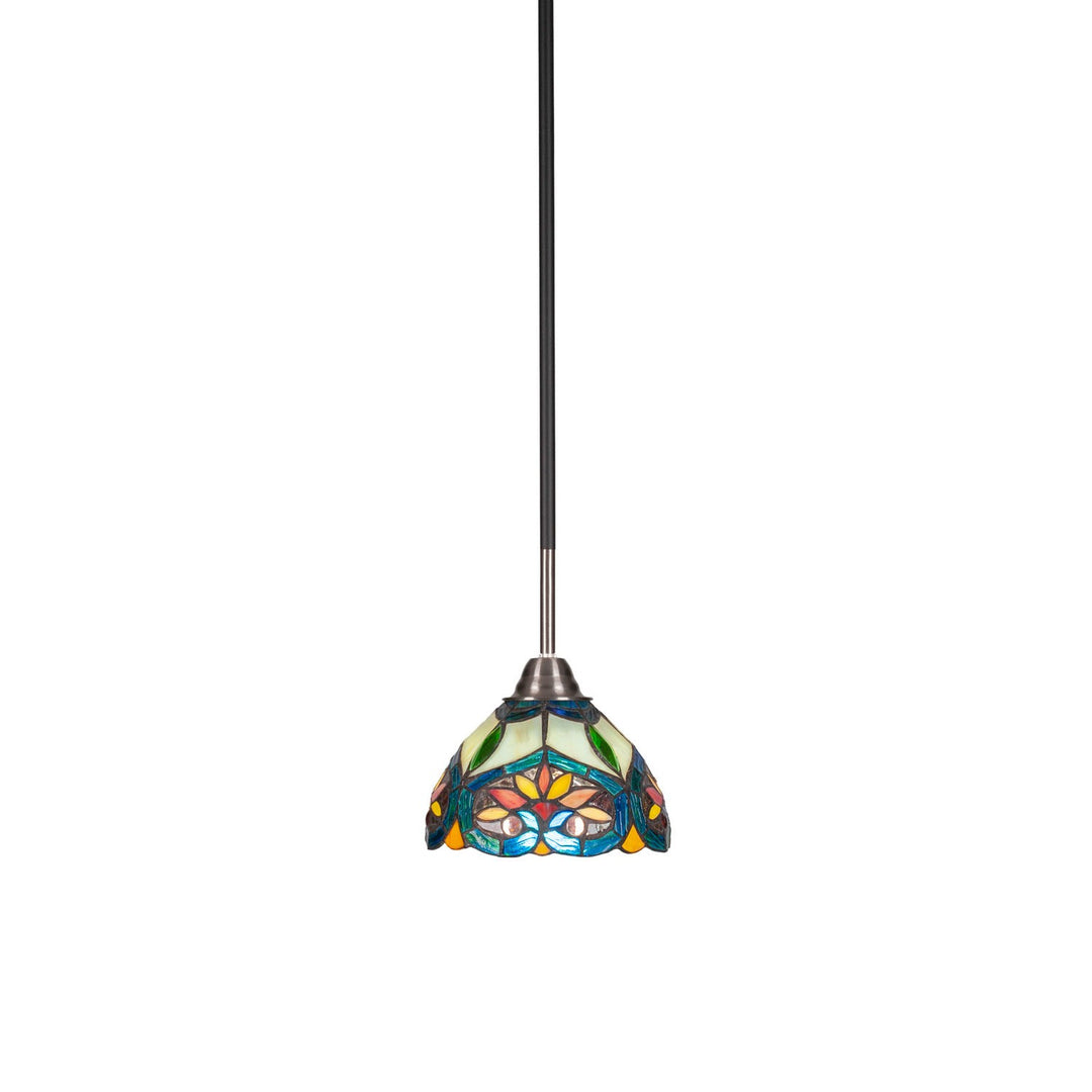 Toltec Paramount 3401-mbbn-9425 Pendant Light - Matte Black & Brushed Nickel