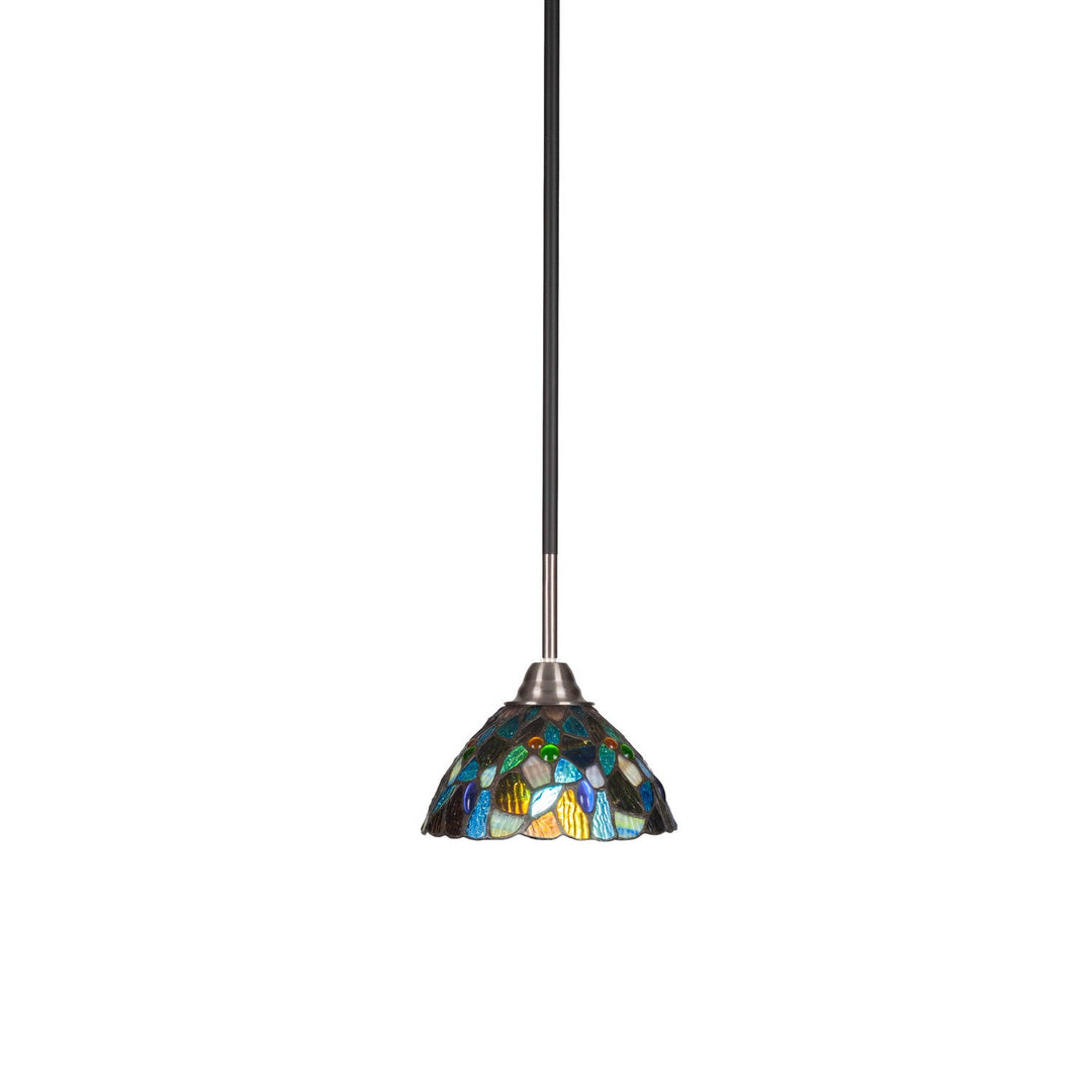 Toltec Paramount 3401-mbbn-9955 Pendant Light - Matte Black & Brushed Nickel