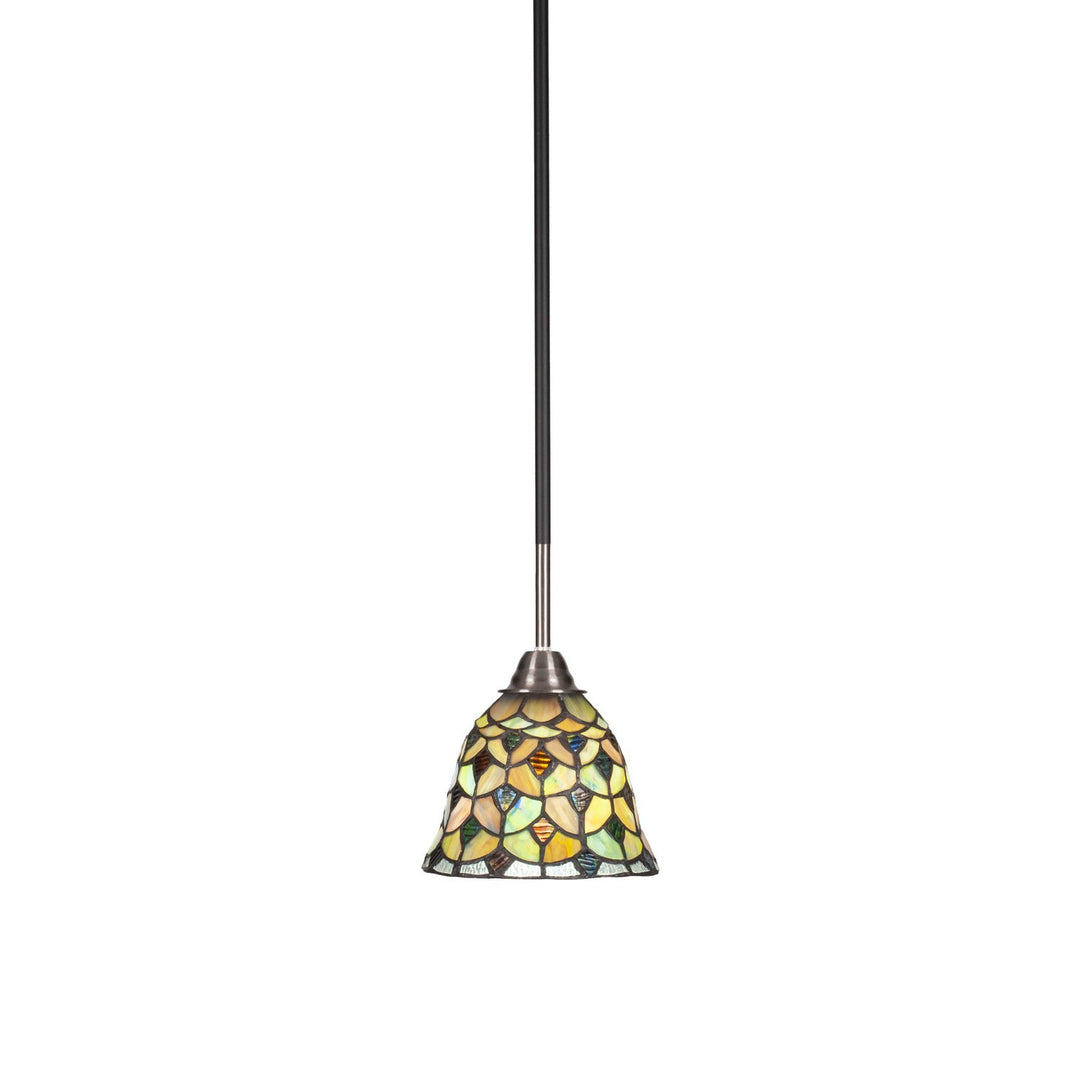 Toltec Paramount 3401-mbbn-9965 Pendant Light - Matte Black & Brushed Nickel