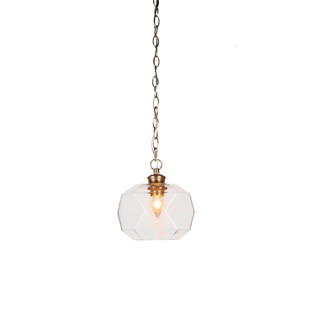 Toltec Rocklin 92-nab-4490 Pendant Light - New Age Brass