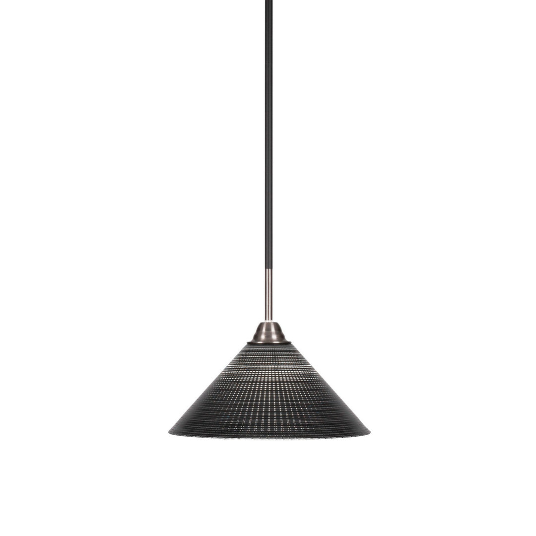 Toltec Paramount 3401-mbbn-4009 Pendant Light - Matte Black & Brushed Nickel