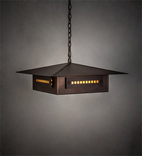 Meyda Tiffany Lighting 106309 Moss Creek Four Light Pendant Outdoor Bronze / Dark
