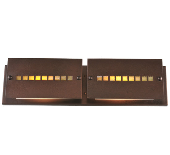 Meyda Tiffany Moss Creek 106311 Bath Vanity Light 24 in. wide - Cinnamon Coffee Metallic