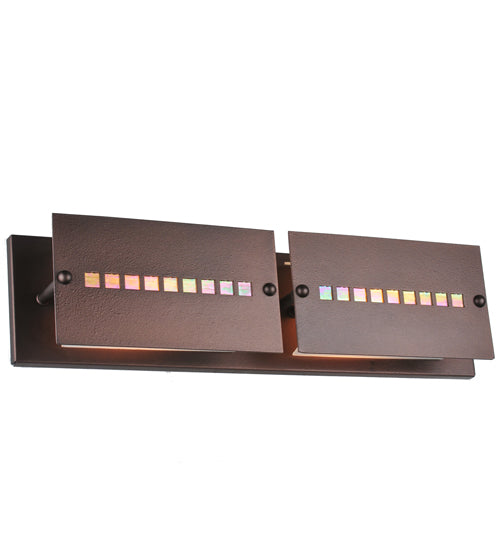 Meyda Tiffany Moss Creek 106311 Bath Vanity Light 24 in. wide - Cinnamon Coffee Metallic