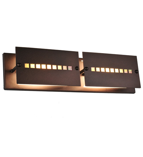 Meyda Tiffany Moss Creek 106311 Bath Vanity Light 24 in. wide - Cinnamon Coffee Metallic